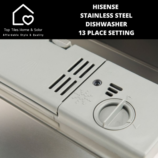 Hisense Stainless Steel Dishwasher - 13 Place Setting