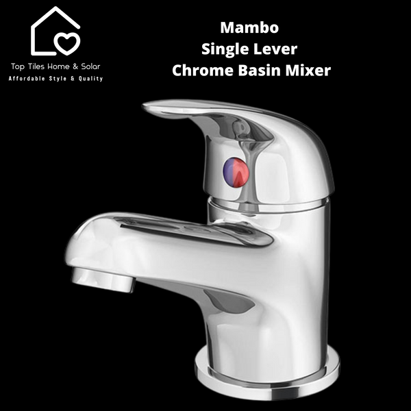 Mambo Single Lever Chrome Basin Mixer