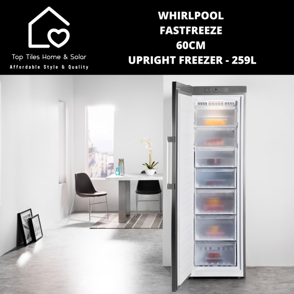 Whirlpool FastFreeze 60cm Upright Freezer - 259L