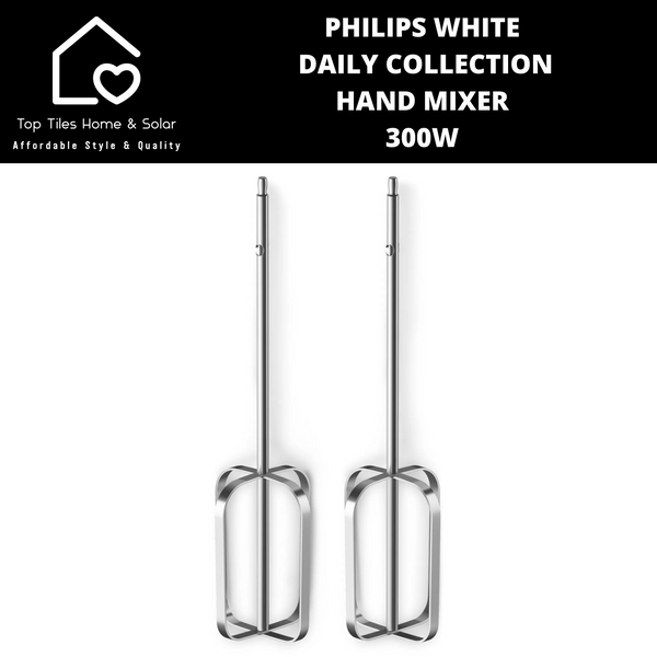 Philips White Daily Collection Hand Mixer - 300W