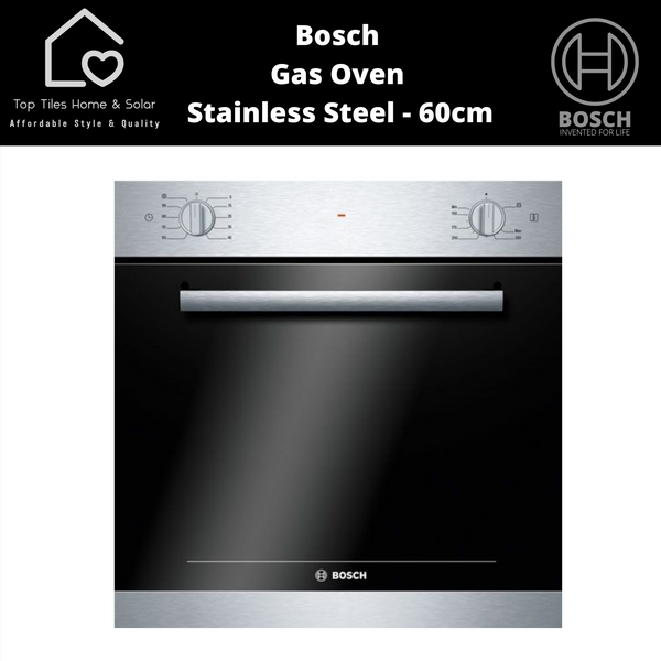 Bosch Series 4 - Full Gas Oven Stainless Steel - 60cm