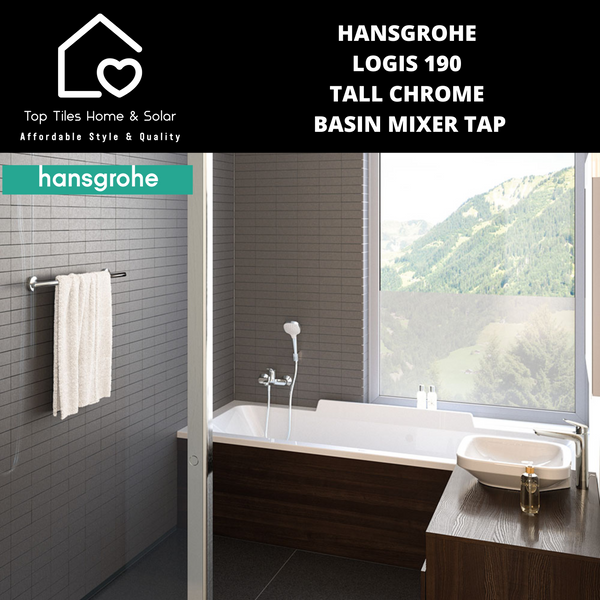 Hansgrohe Logis 190 Tall Chrome Basin Mixer Tap