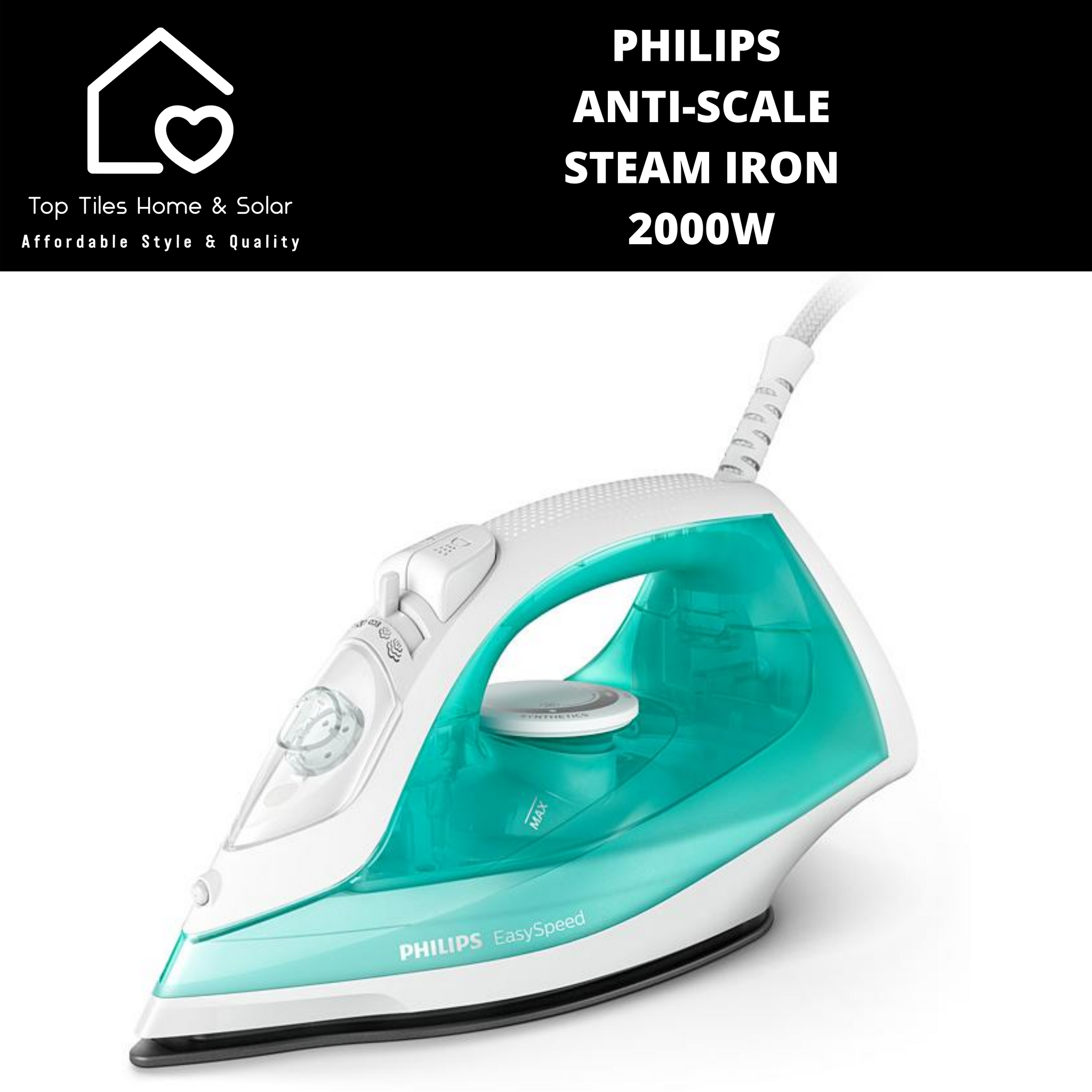 Anti shop scale iron