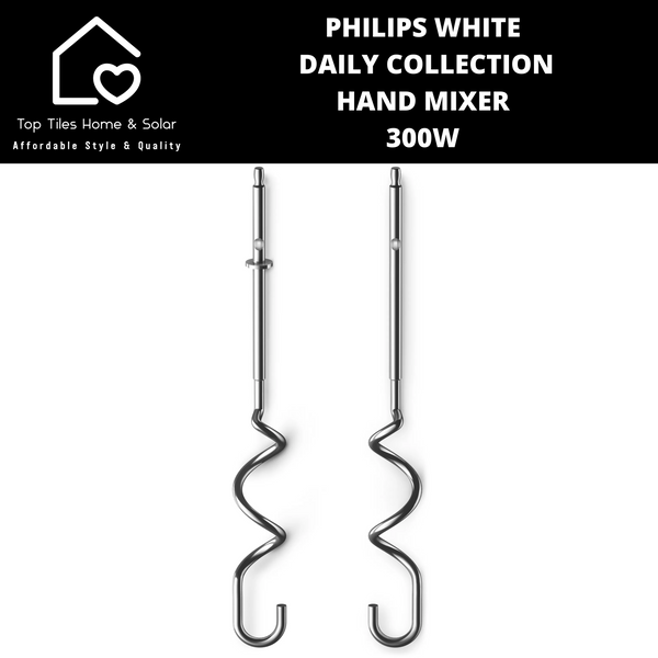 Philips White Daily Collection Hand Mixer - 300W