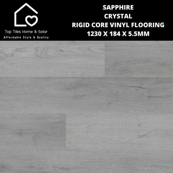 Sapphire Crystal Rigid Core Vinyl Flooring - 1230 x 184 x 5.5mm