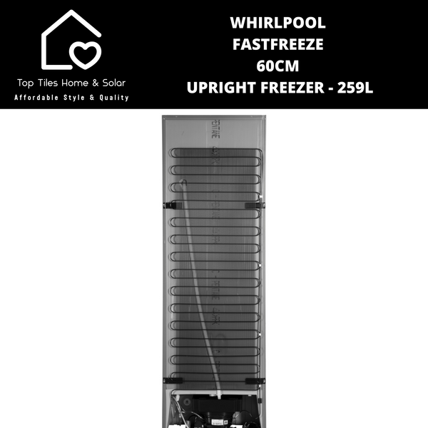 Whirlpool FastFreeze 60cm Upright Freezer - 259L