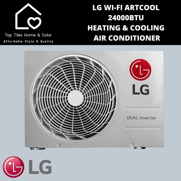 LG Wi-Fi ARTCOOL 24000BTU Heating & Cooling Air Conditioner