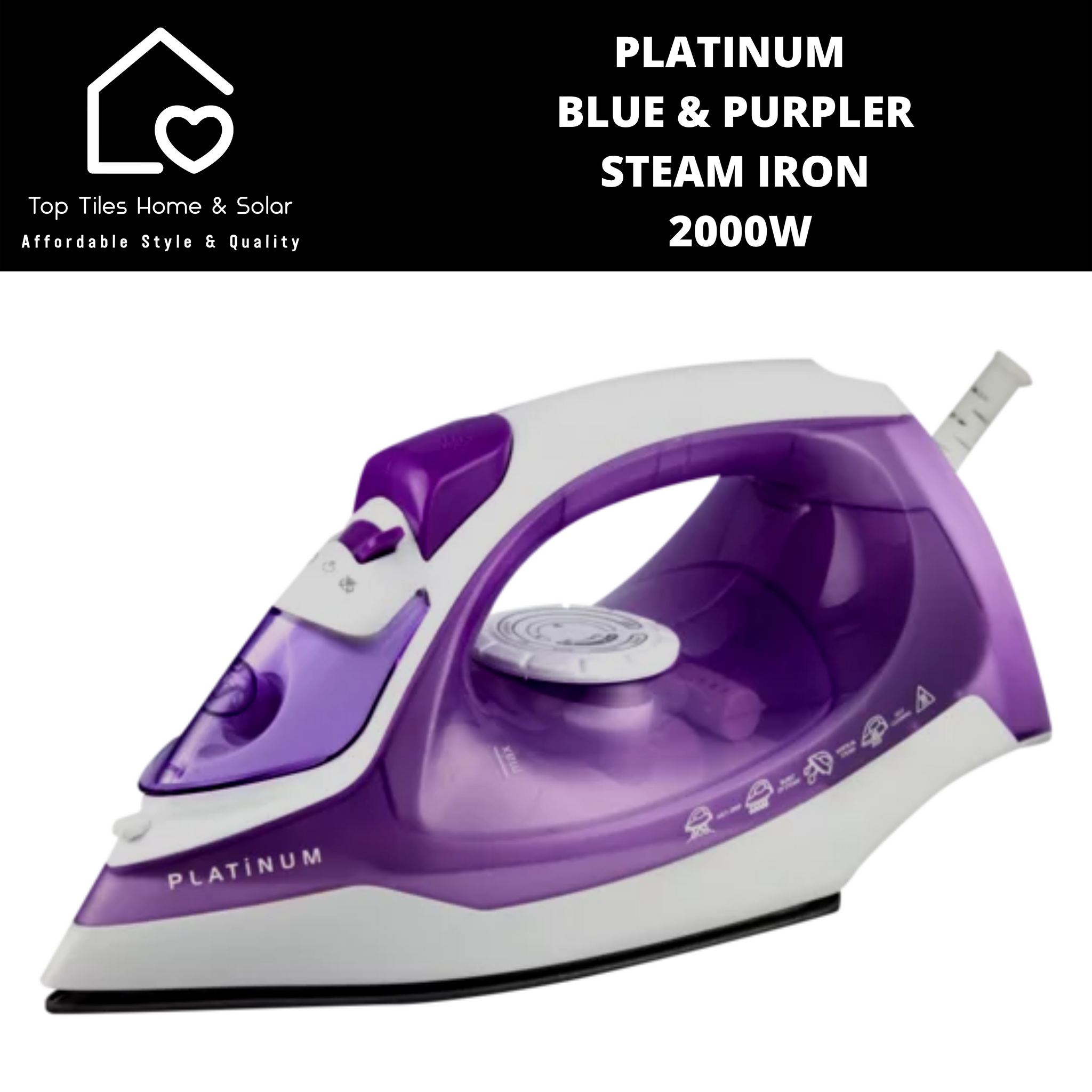 Platinum 2200w online steam iron price