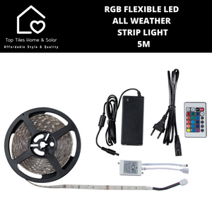 RGB Flexible LED All Weather Strip Light - 5m
