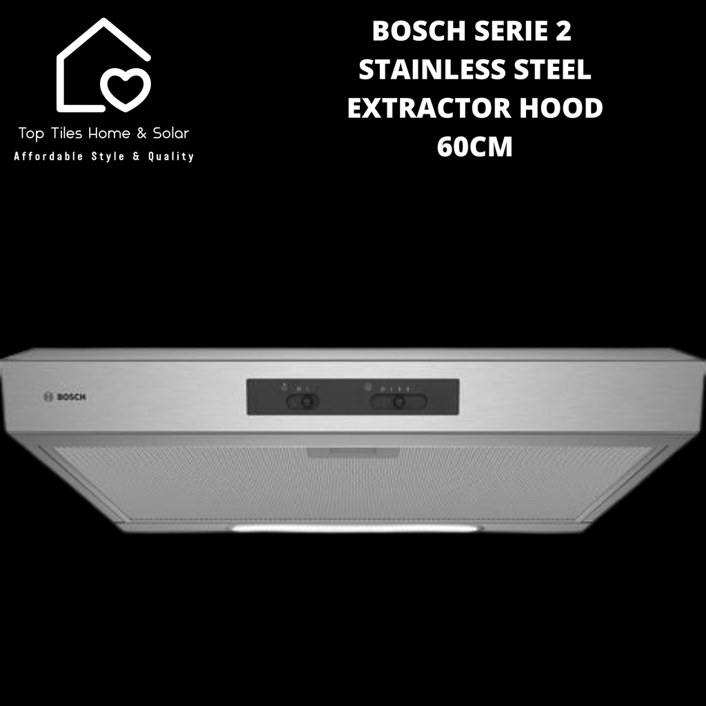 Built in best sale extractor hood 60cm